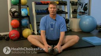 groin stretch exercise