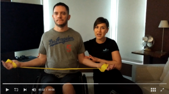 Trainer Tips: Banded External Shoulder Rotations