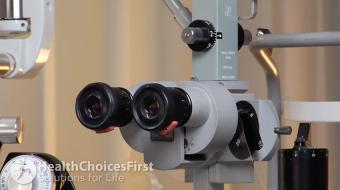 David Mitchell, OD, discusses the slit lamp and how it is used to test your eye health.