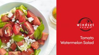 wf youtube tomato watermelon salad